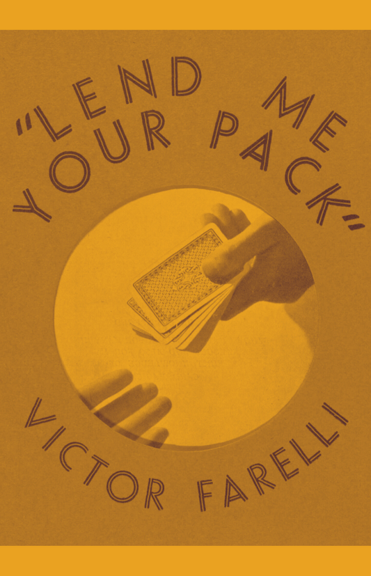 "Lend Me Your Pack" - Victor Farelli [52 Weeks Project - #06]