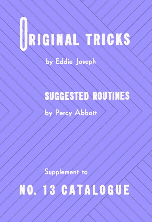 Original Tricks - Eddie Joseph [52 Weeks Project - #13]