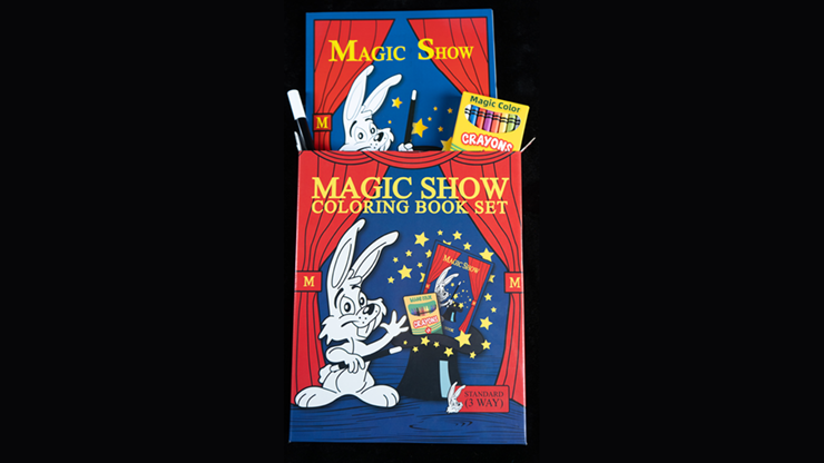 "Magic Show" Coloring Book - 3 way [Complete KIT - New High Quality Production]