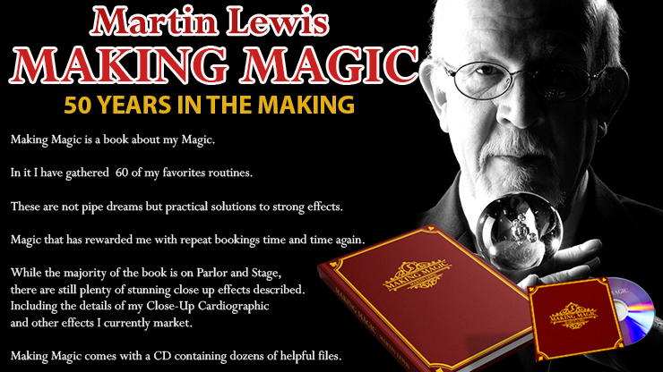 MAKING MAGIC by Martin Lewis [BOOK+CD]