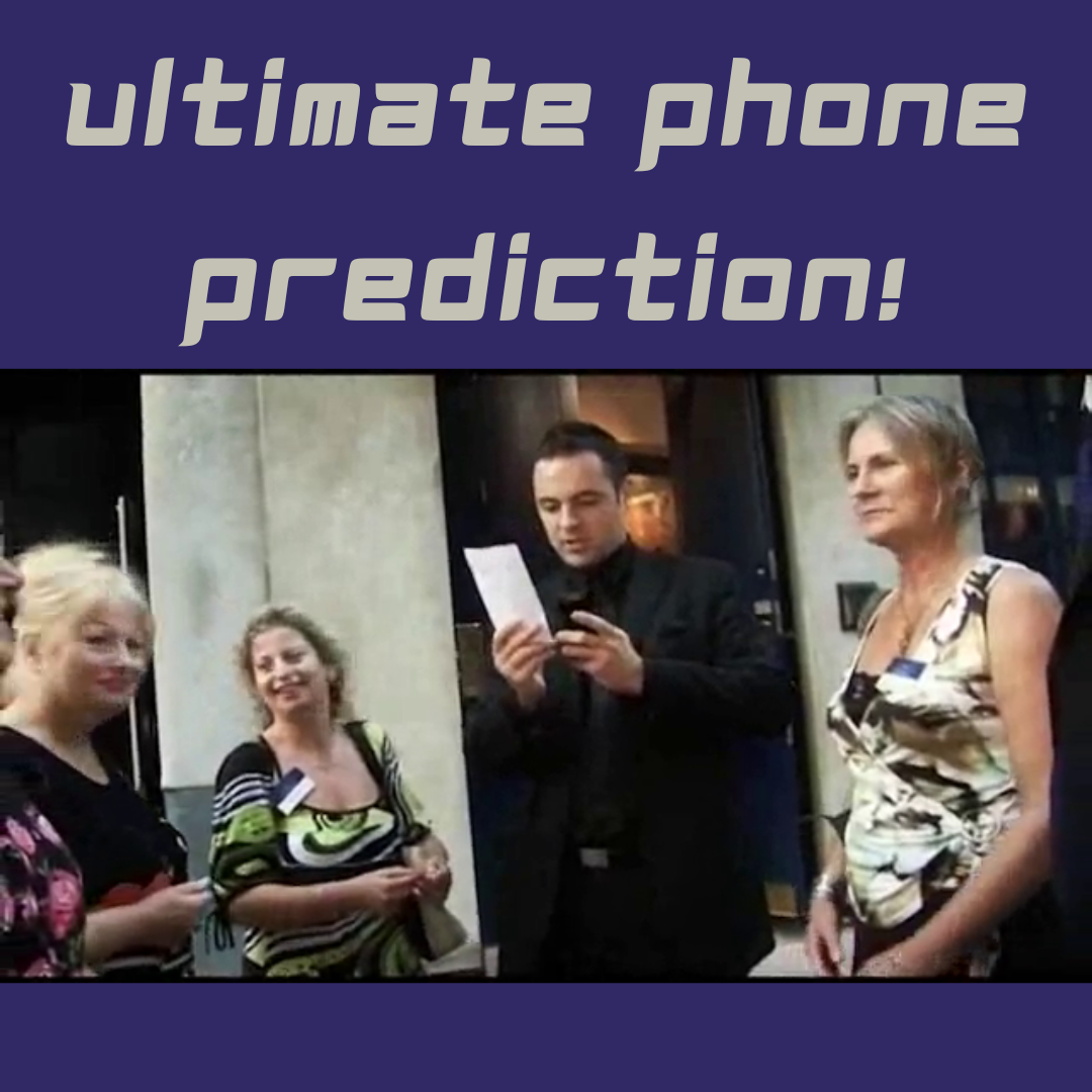Ultimate Phone Prediction by Matthew J. Dowden
