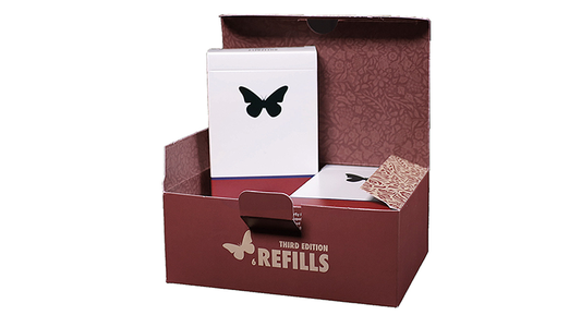 6 Pack Refill Butterfly Cards - Red, 3rd Edition - Ondrej Psenicka